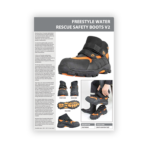 Freestyle Rescue Boots Data Sheet