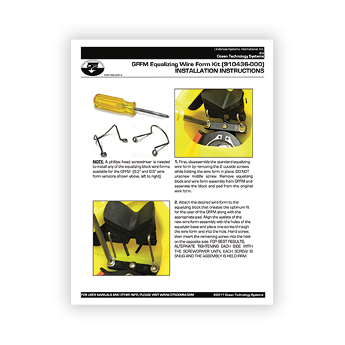 GFFM Equaliser Wire Form Instructions