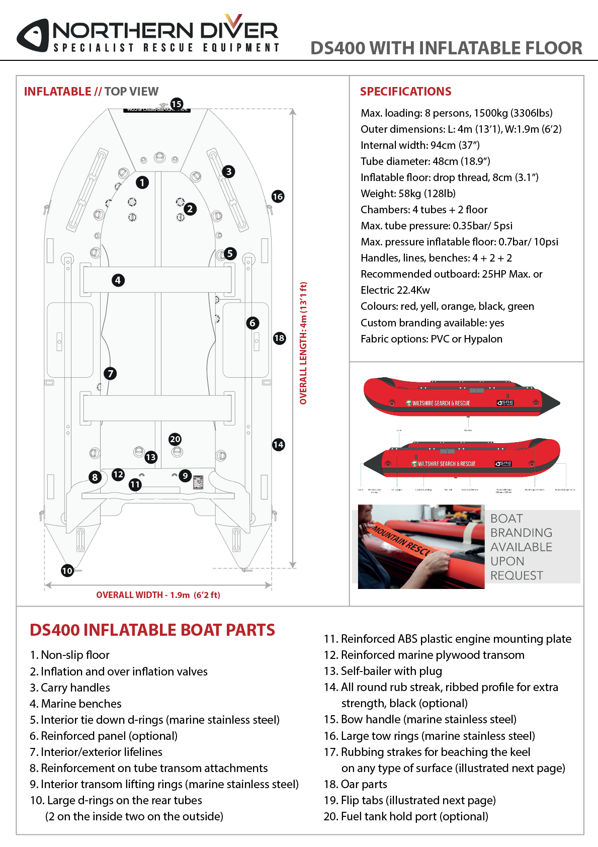 DS400 Air VIB Data Sheet