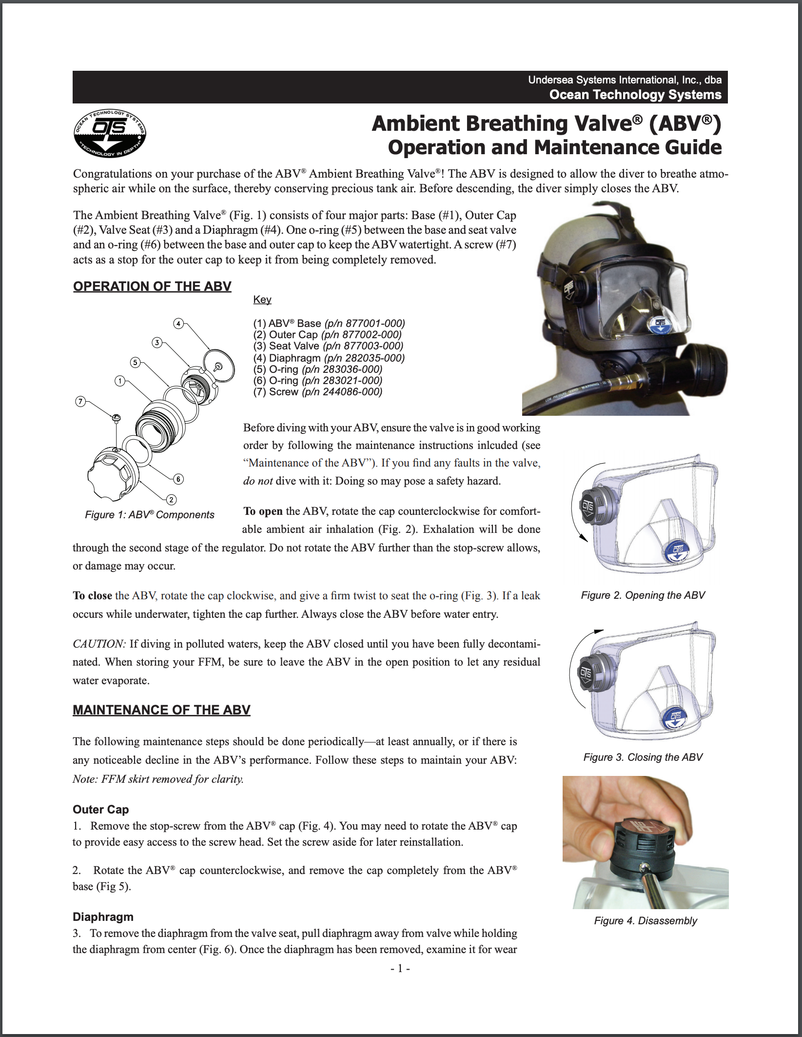 Installation of Ambient Breathing Valve