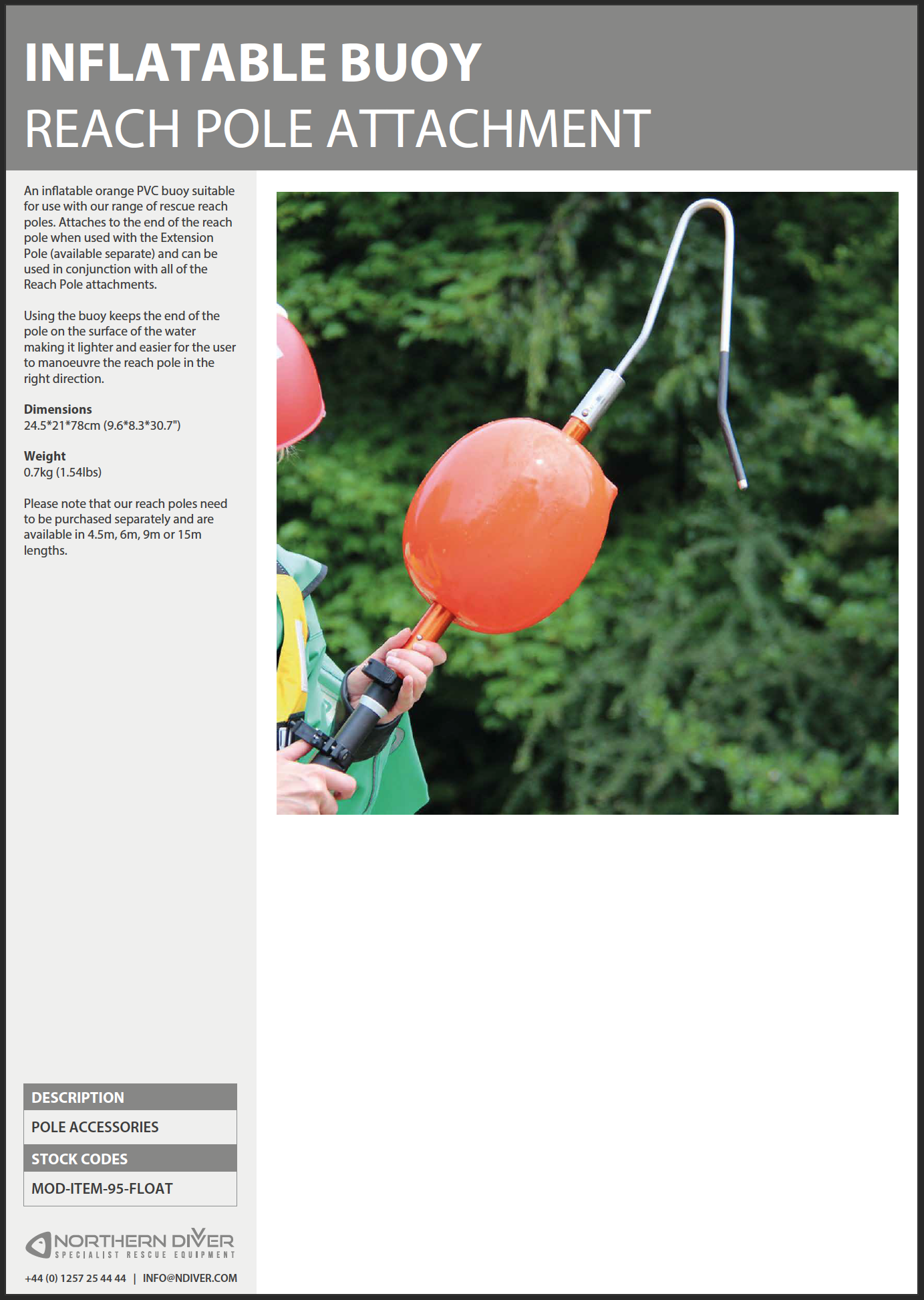 Inflatable Buoy Data Sheet