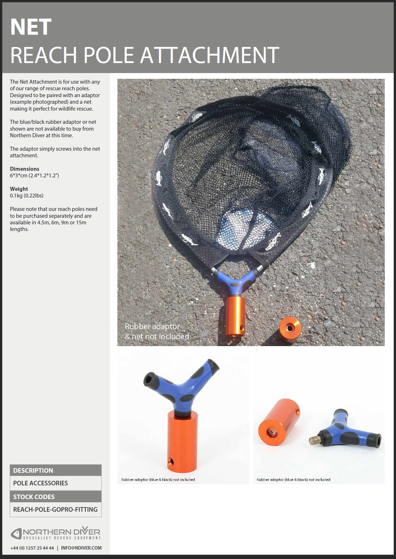 Net Attachment Data Sheet 