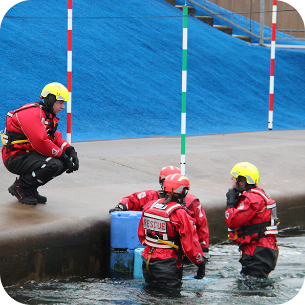 Fire brigade rescue teams 