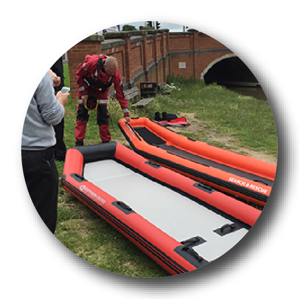 Affordable rescue sleds and rafts 